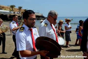 Misa y procesión terrestre-marítima de la playa de Ojos de Garza (Foto TA)